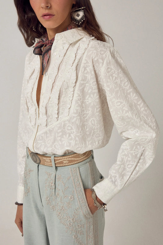 Maison Hotel Romantic Ameba Shirt in Full Moon
