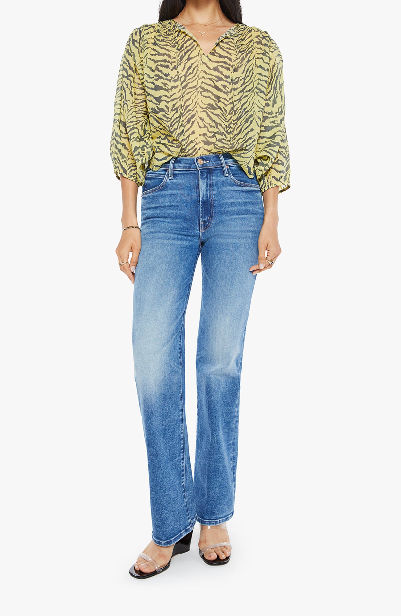 Mother The Breezie Tie Top