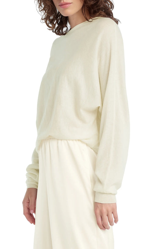 Favorite Daughter The Effortless Sweater in Ivory