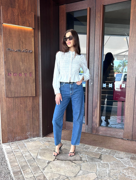 Rails Bradshaw Shirt in Palme Stripe