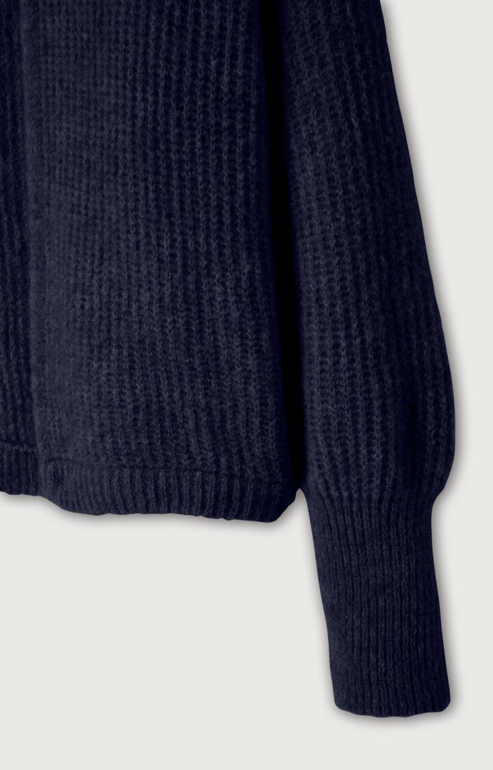 American Vintage Cardigan in Navy Melange