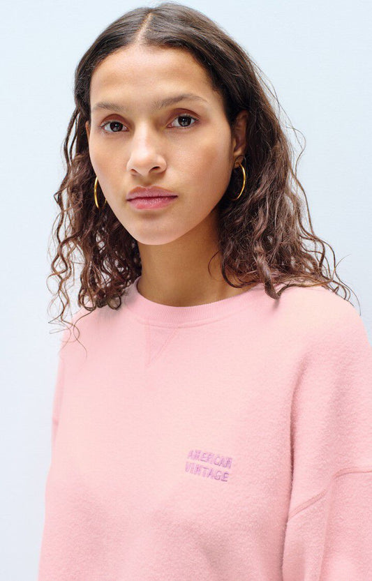 American Vintage Sweater in Cotton Candy Melange