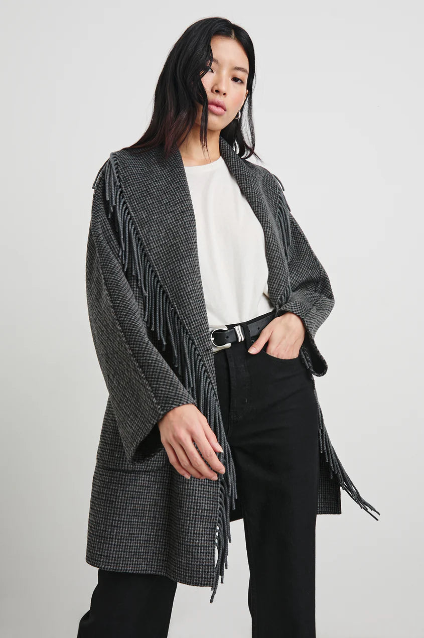 Rails Hugo Jacket Charcoal Check