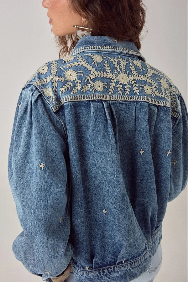 Maison Hotel Loretta Jacket in Blue Haze