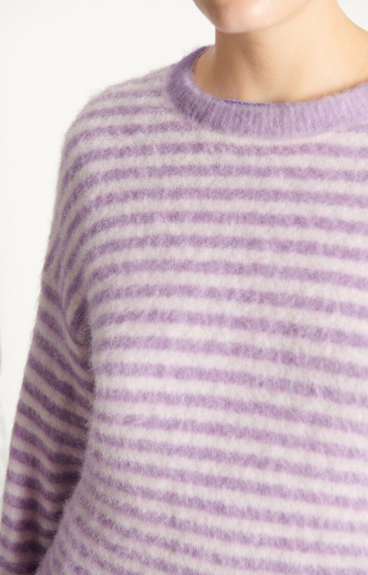 American Vintage Stripe Top in Violet