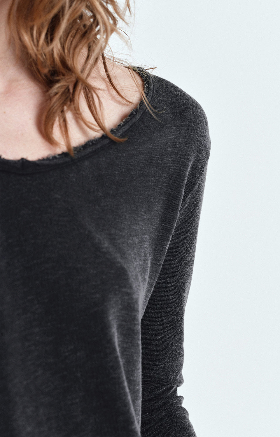 American Vintage L/S T-Shirt in Vintage Black
