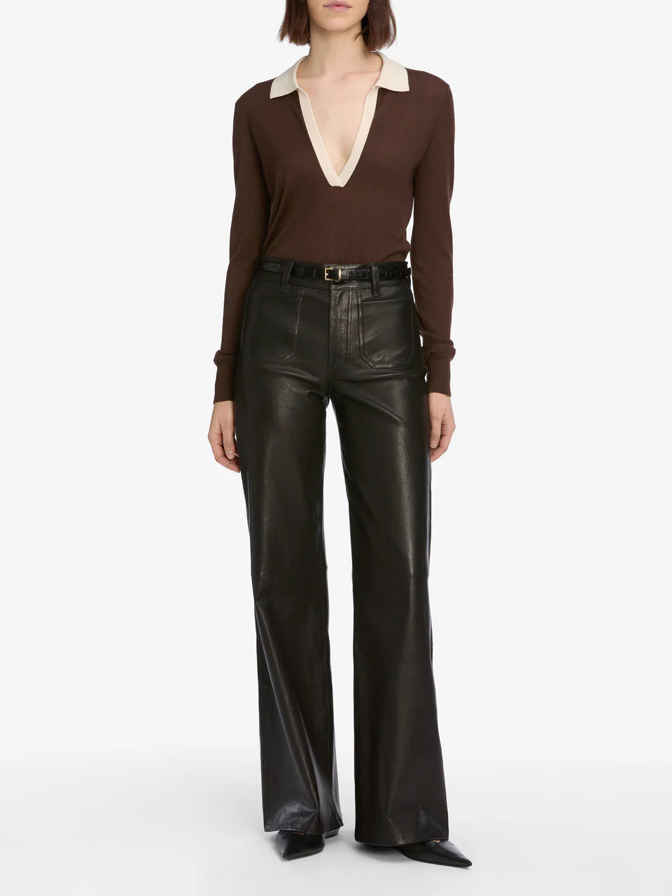 Frame Leather Le Slim Modernist