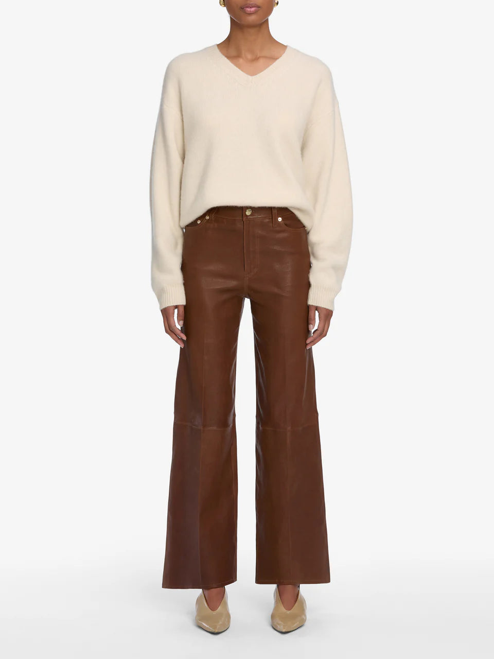 Frame Le Slim Palazzo Leather