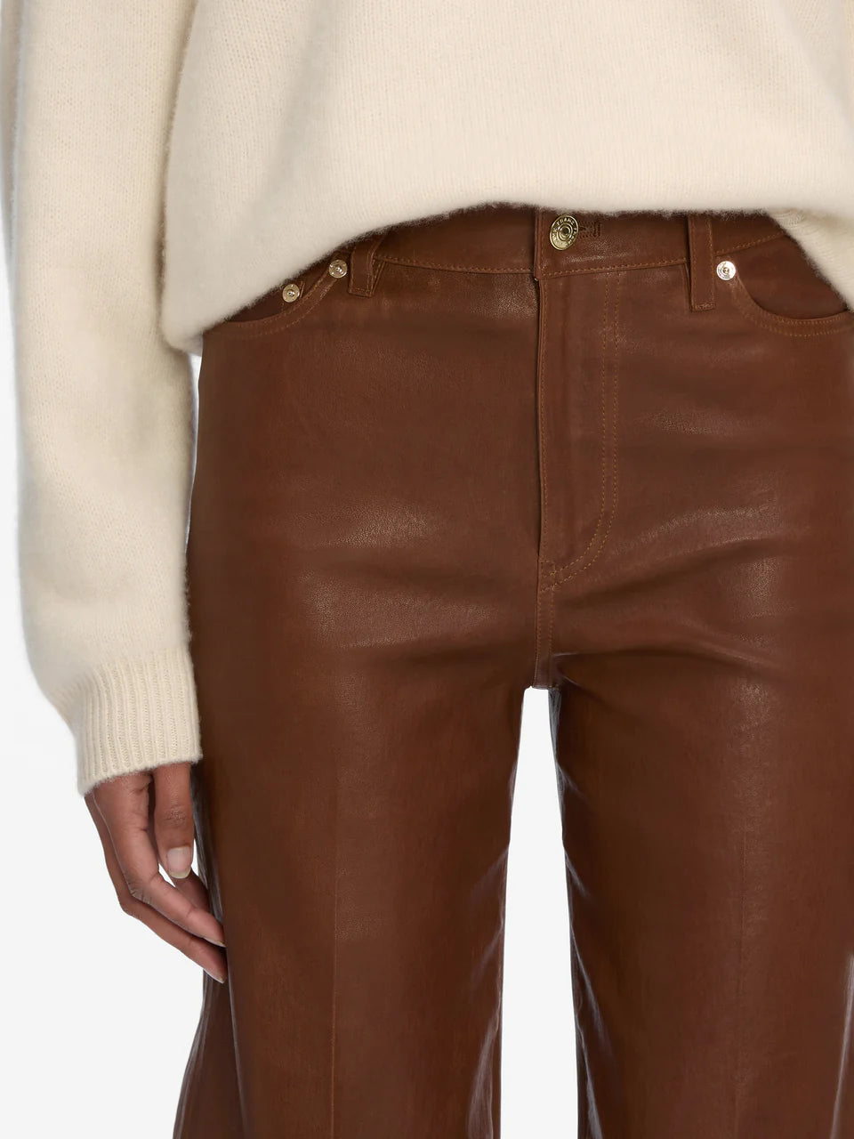 Frame Le Slim Palazzo Leather