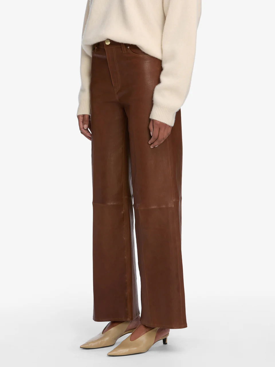 Frame Le Slim Palazzo Leather