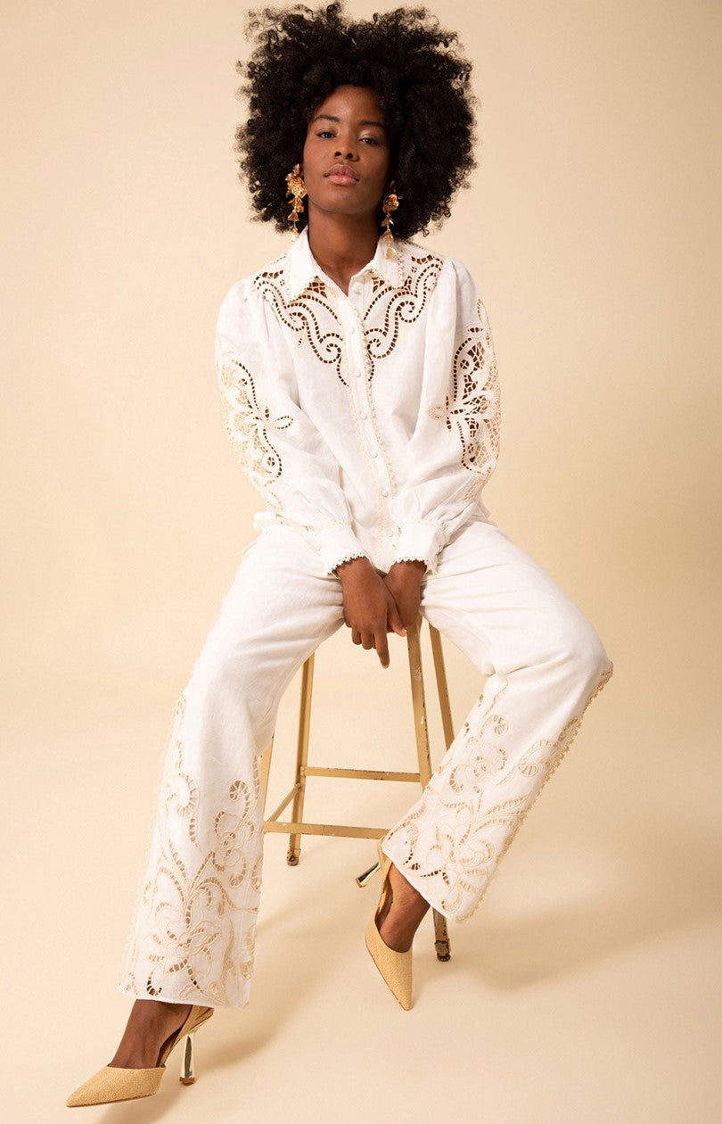 Hale Bob Amy Linen Pant