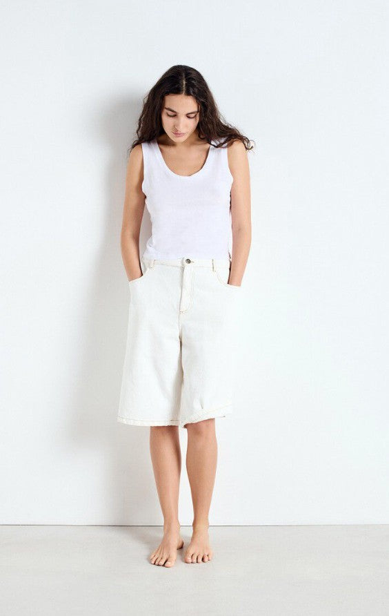 American Vintage Tank Top in White