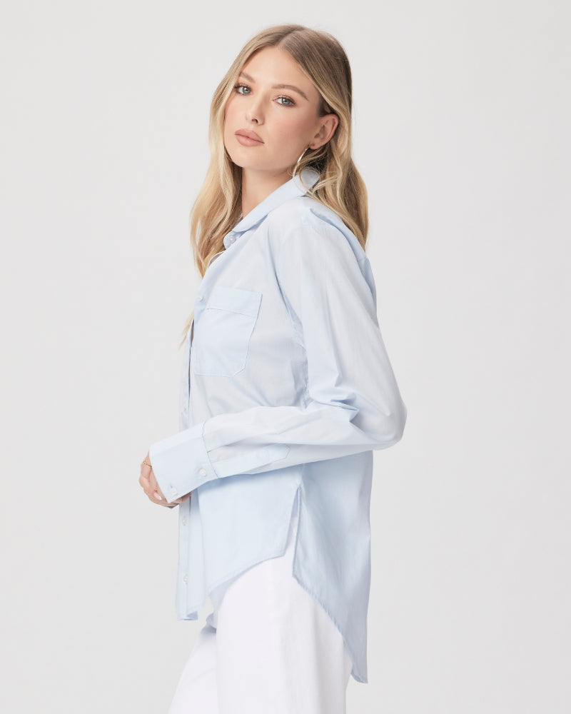 Paige Christa Shirt Oxford Blue