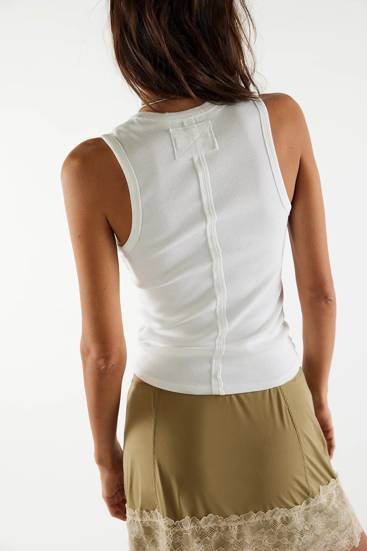 Free People Neria Tank Top in Ivory