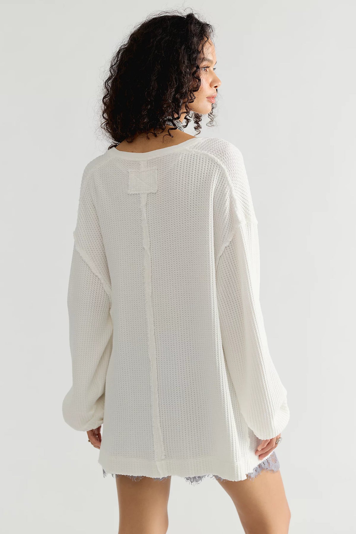 Free People Montreal Thermal in Clean Ivory