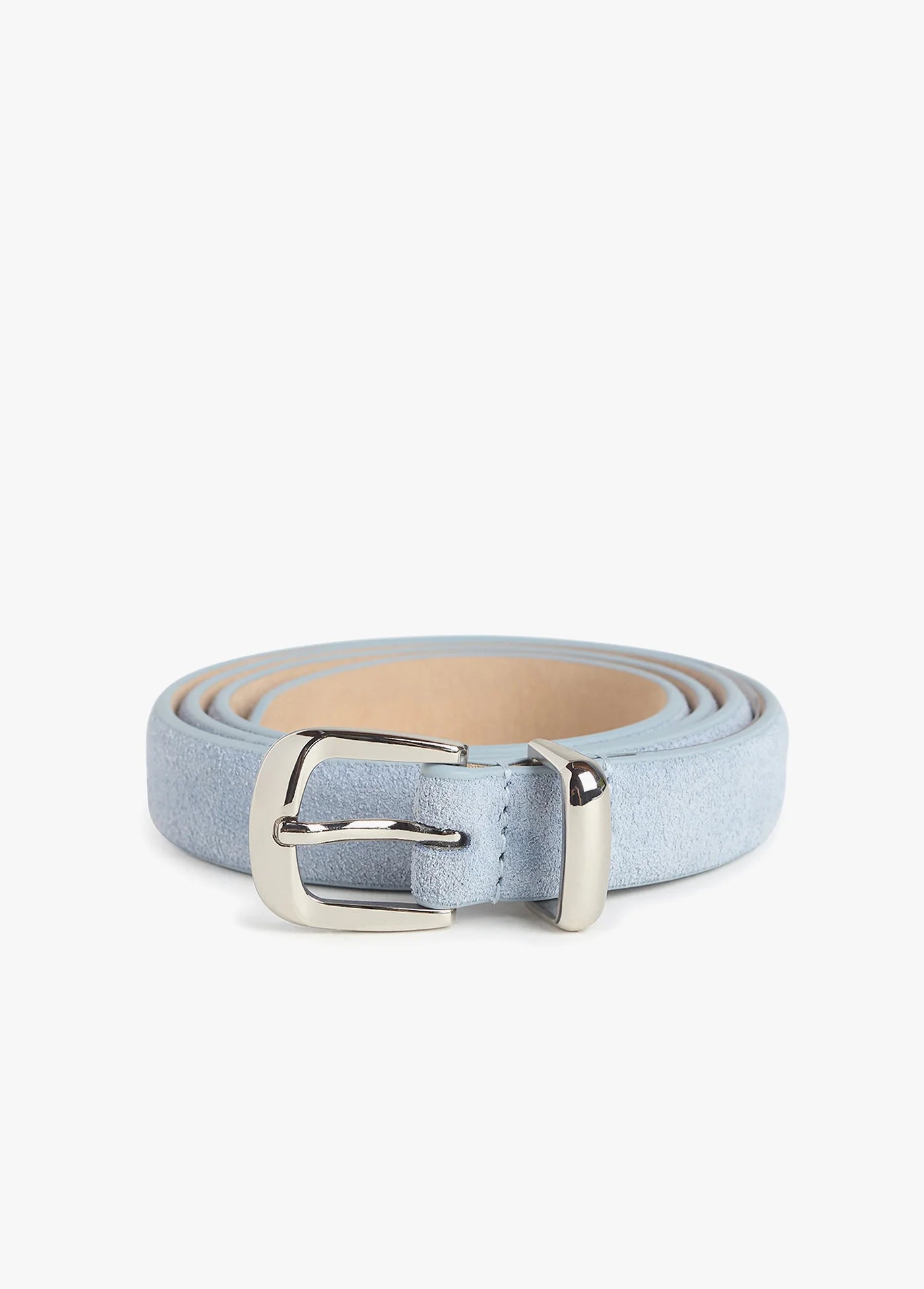 Favorite Daughter The Dottie Belt in Soft Blue Polished
