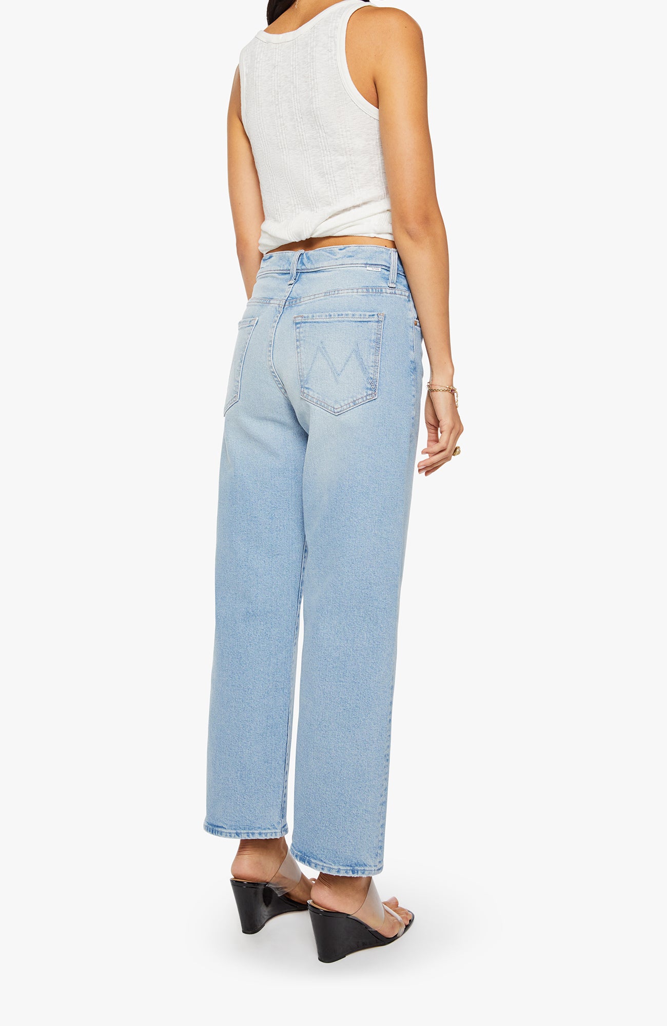 Mother Dodger Ankle Jean in Fringe Benefits
