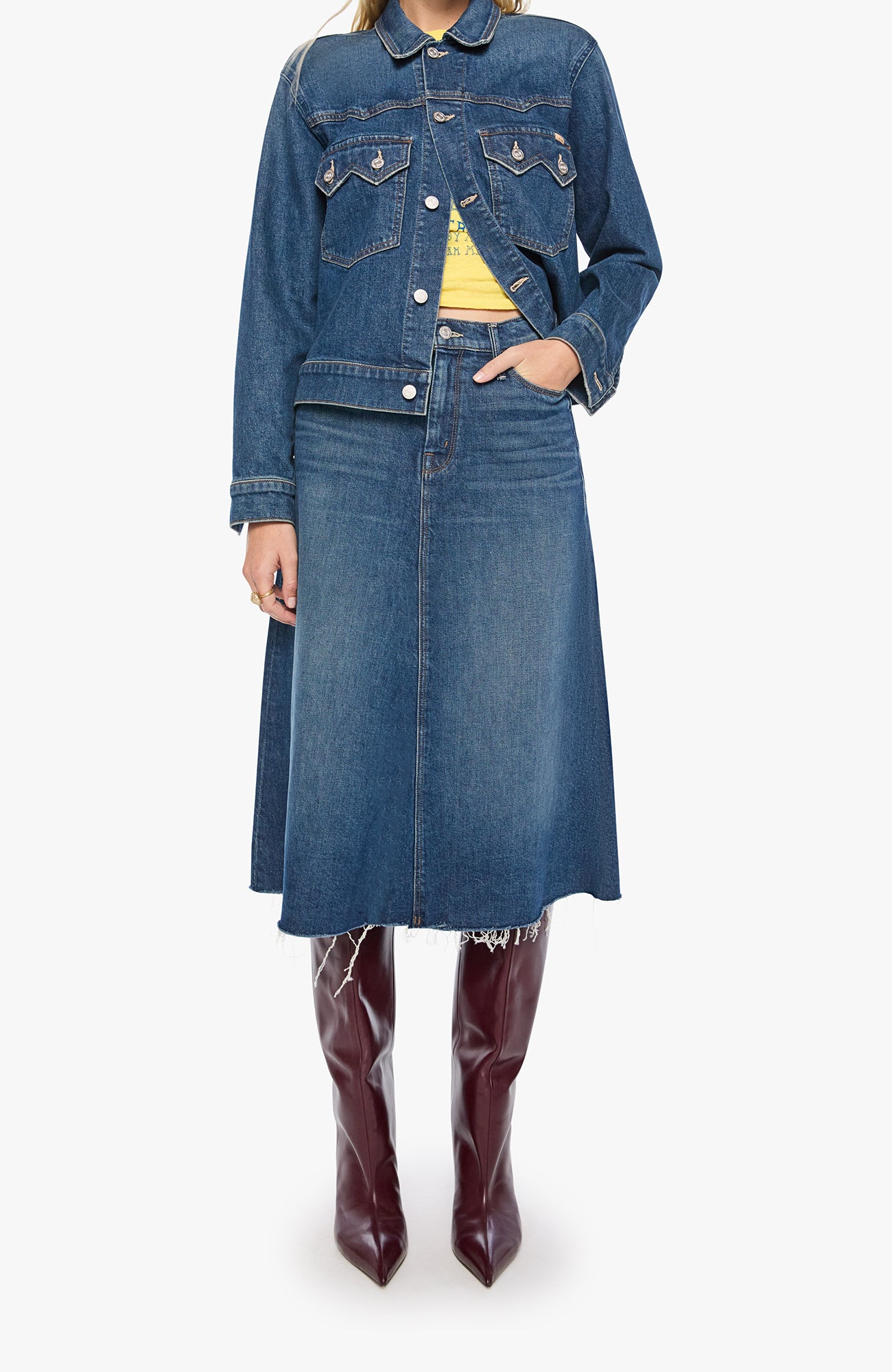 Mother The  Sawtooth Jacket in Bucka-Who?