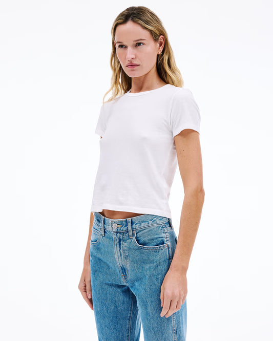 SLVRLAKE Baby Tee Natural White