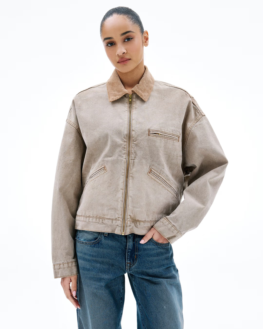 SLVRLAKE Camden Garage Jacket in Sedona