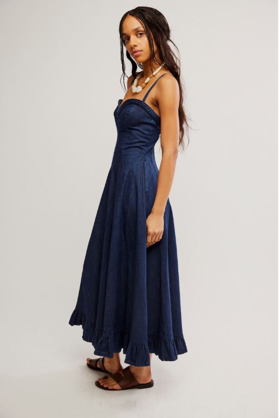 Free People Another Season Midi in Rinse