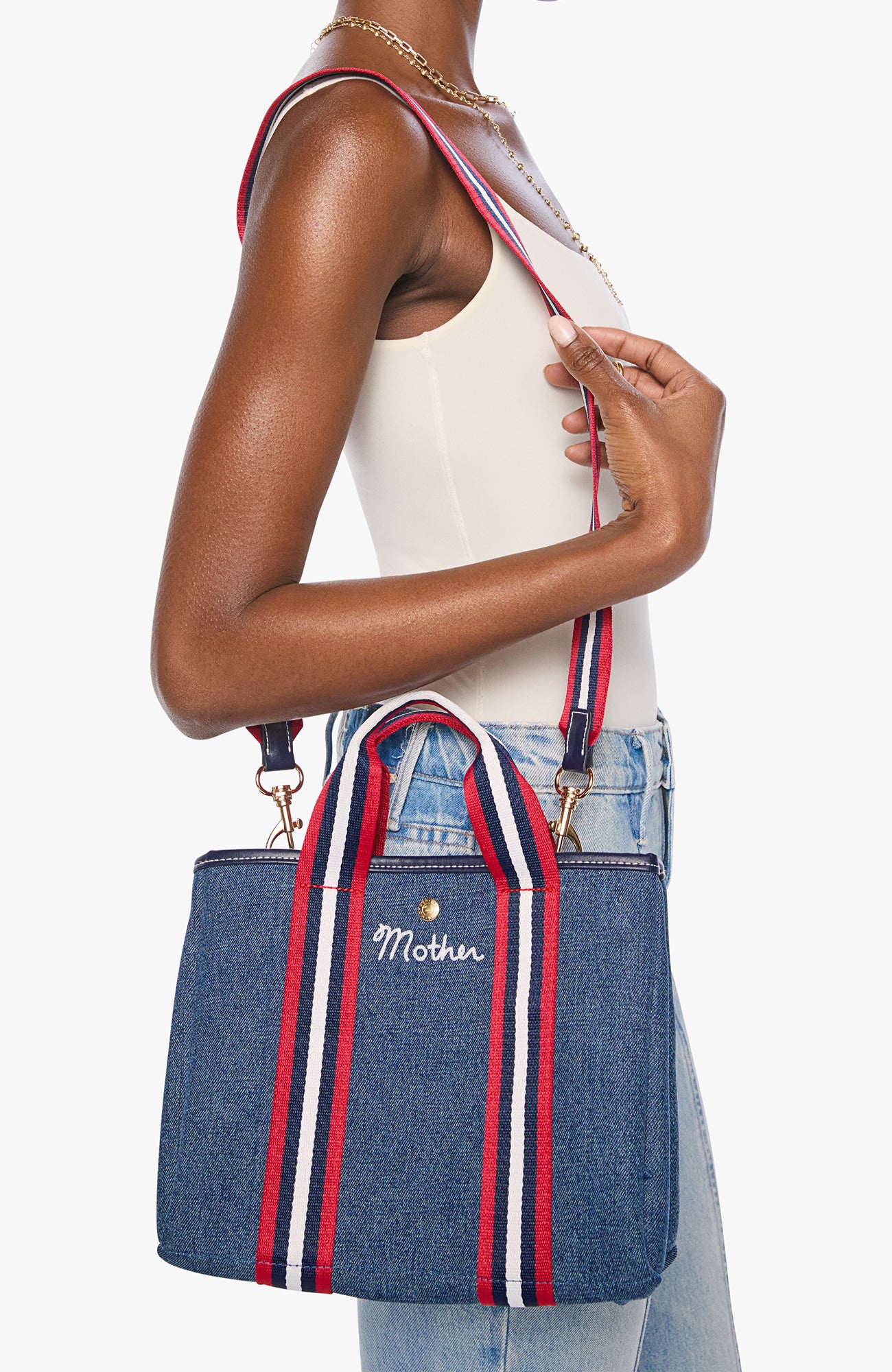Mother The Mini Everywhere in Malibu Blue