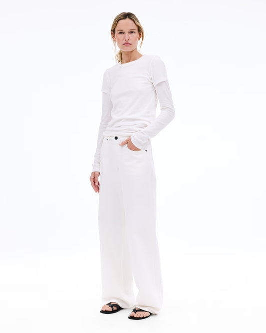 SLVRLAKE Mica Jean in White