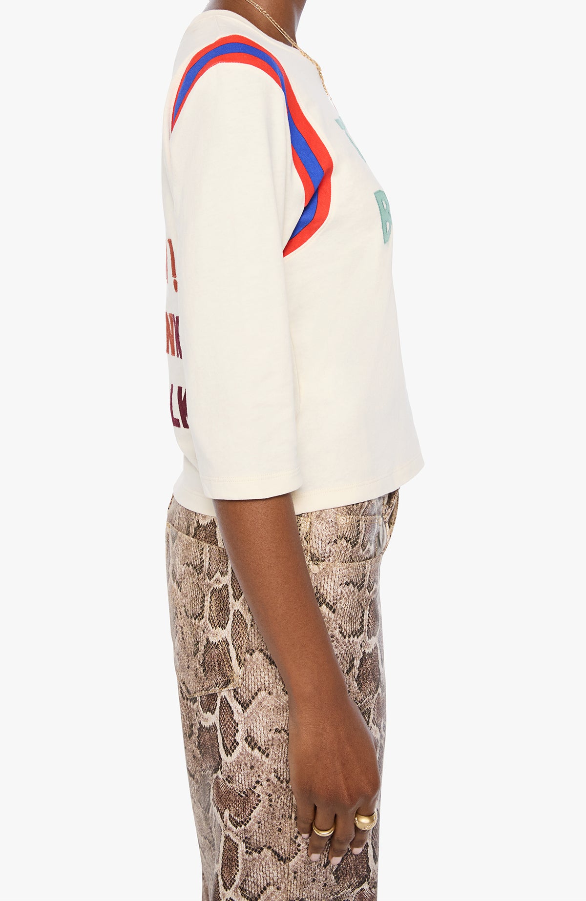 Mother Better Half Sweatshirt in Trail Blazer Vanilla Ice