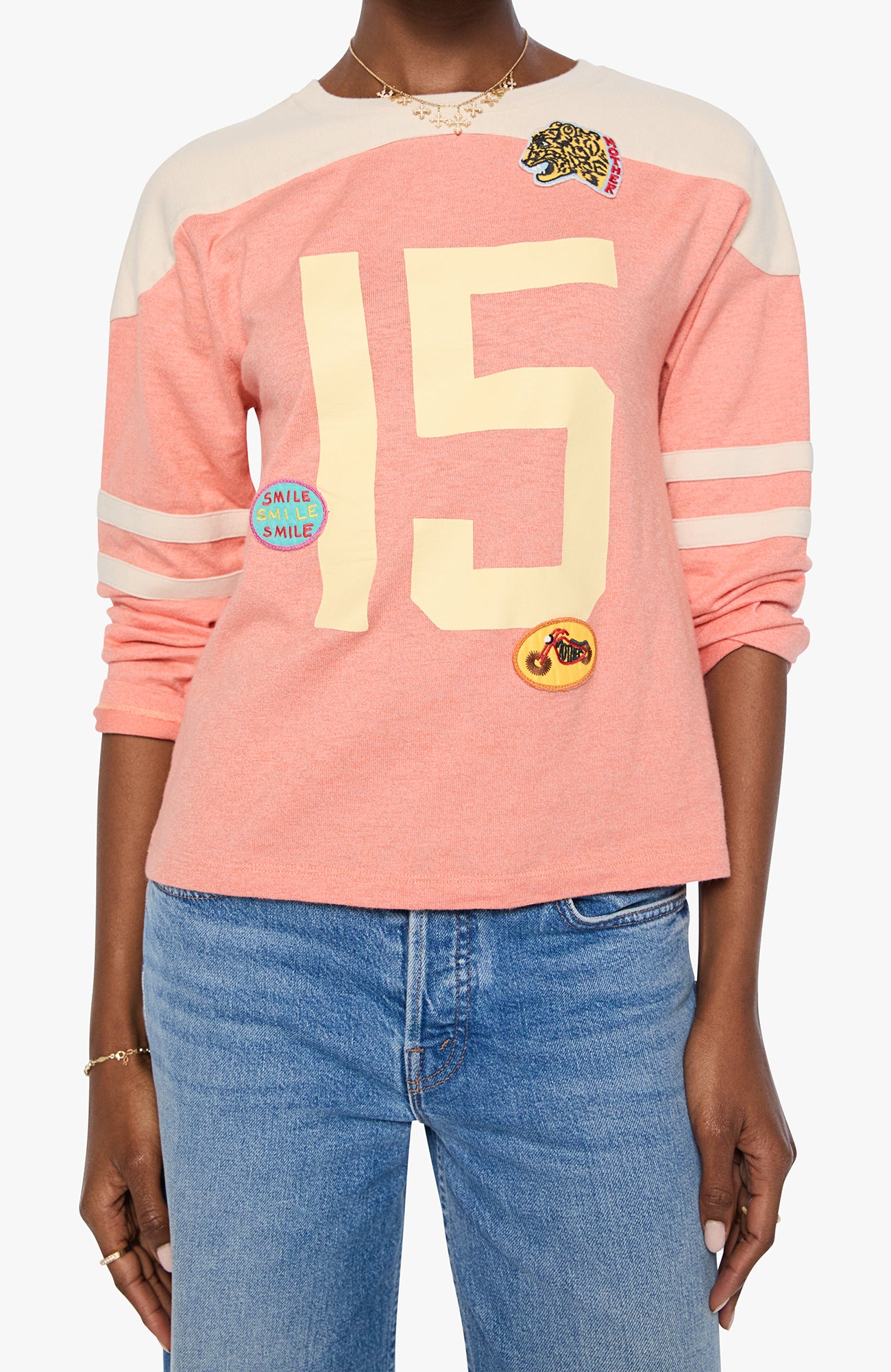 Mother LS Outfielder Catch in Terracotta