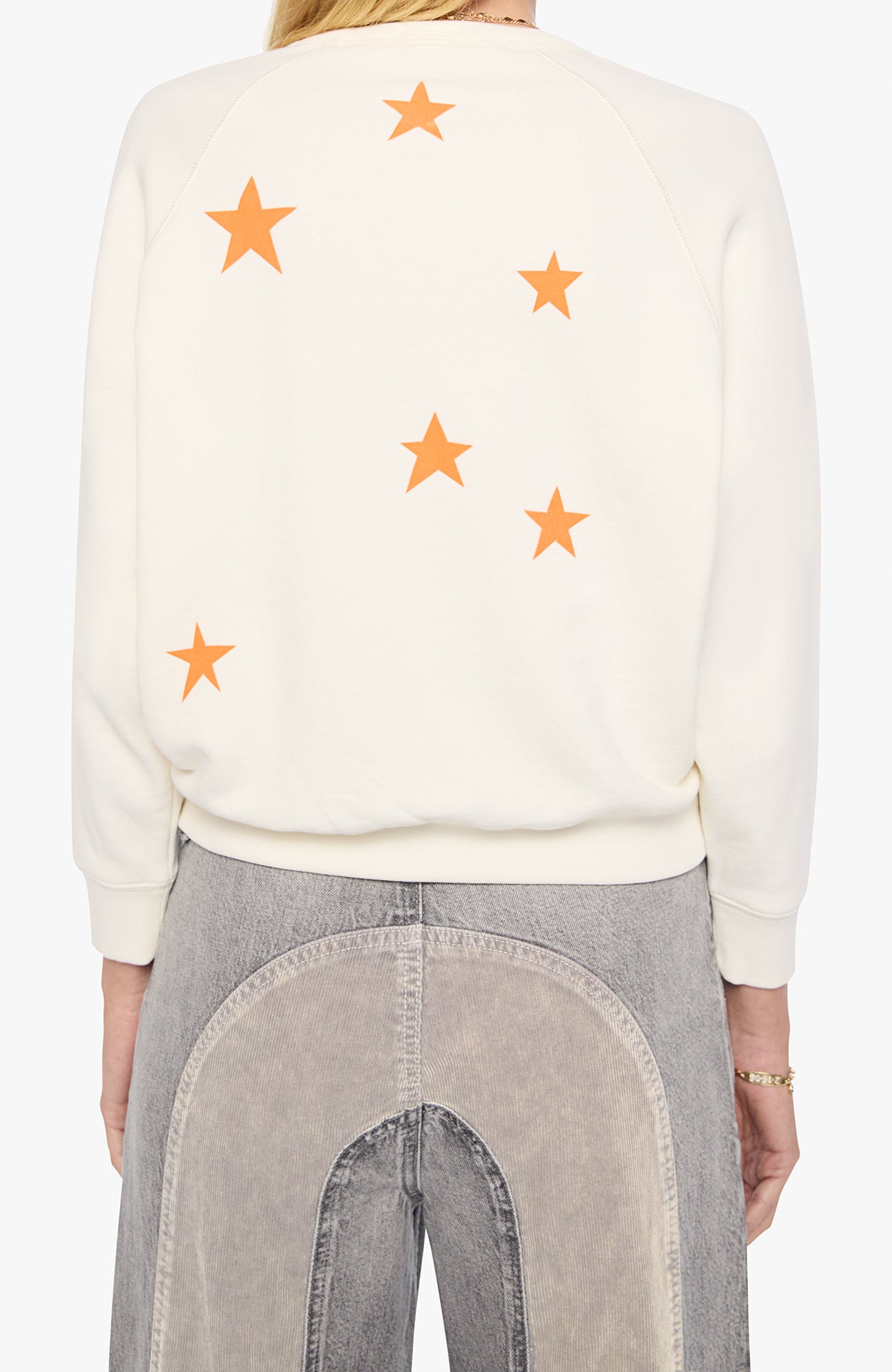 Mother The Concert Sweatshirt in Marshmallow