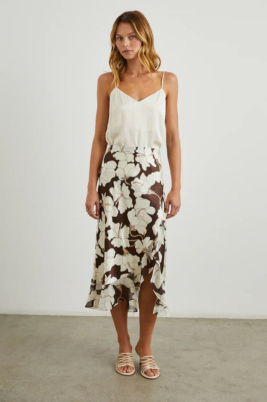 Rails Adia Skirt Mocha Floral Skirt