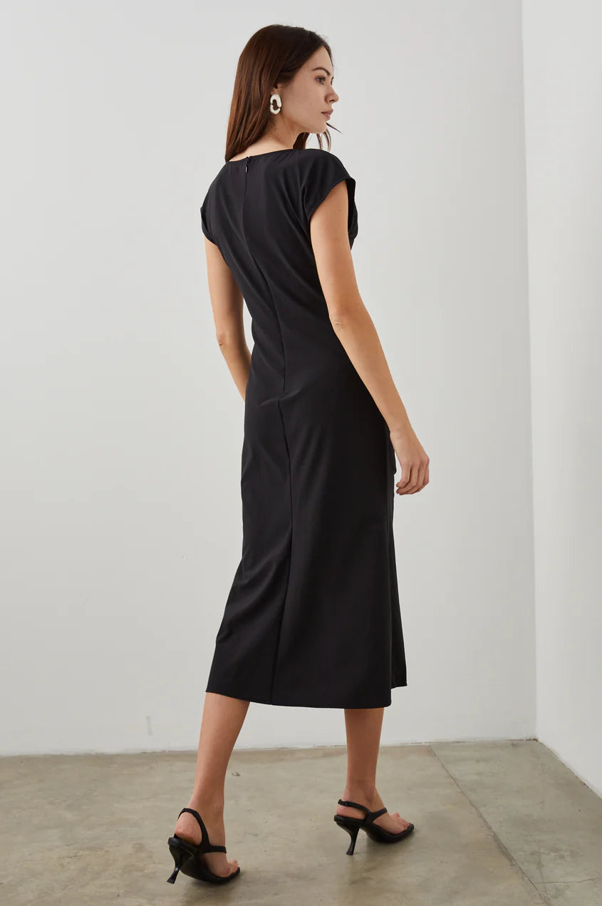 Rails Auren Midi Dress Black Jaquard