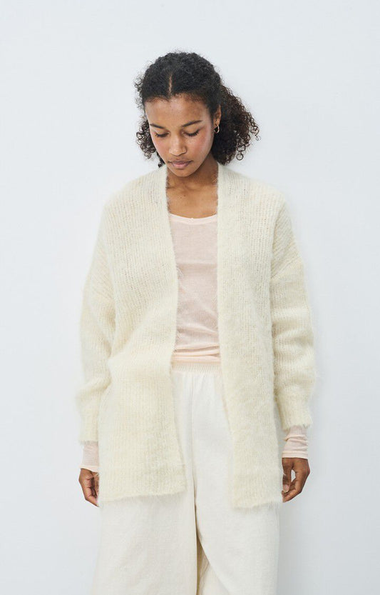 American Vintage Cardigan Mother Of Pearl
