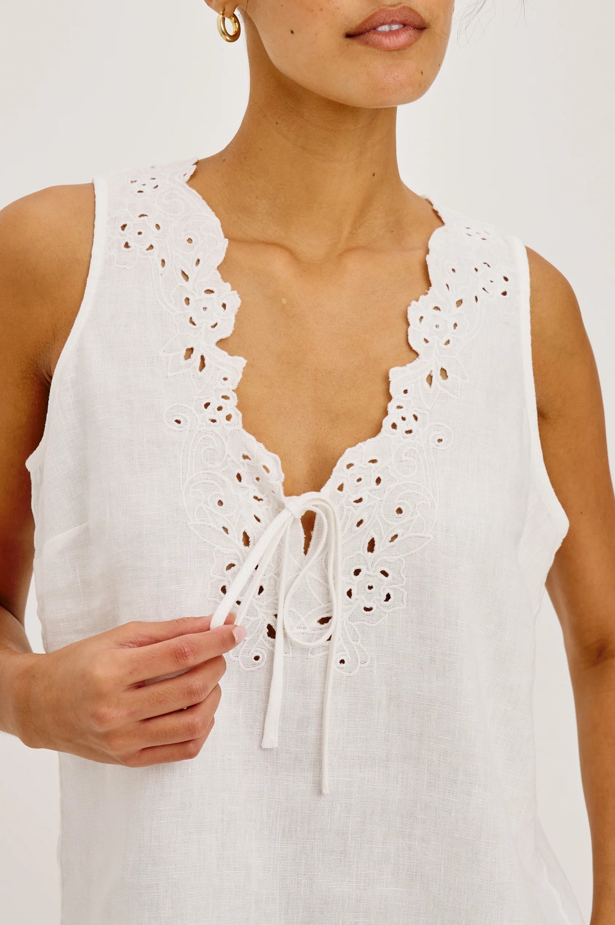 Rails Cornelia Top in White