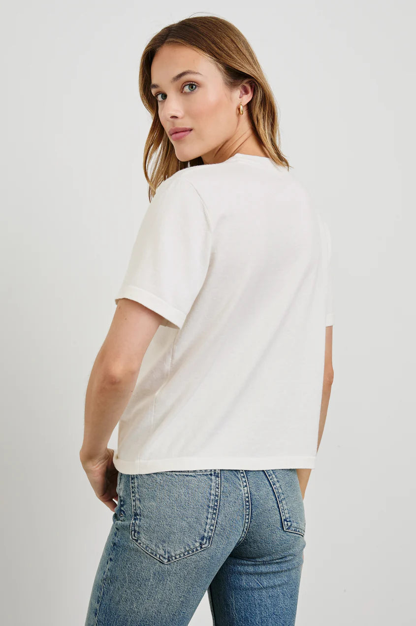 Rails Cotton Cashmere Tee White