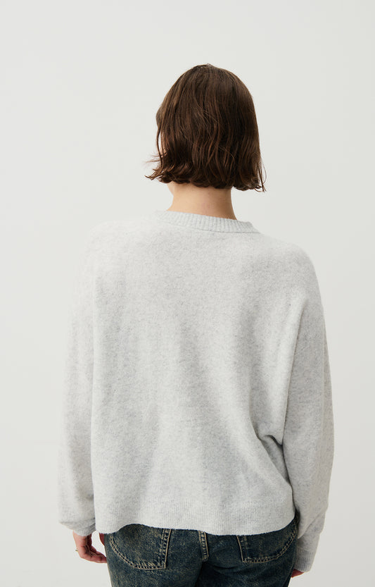 American Vintage Cardigan in Heather Grey