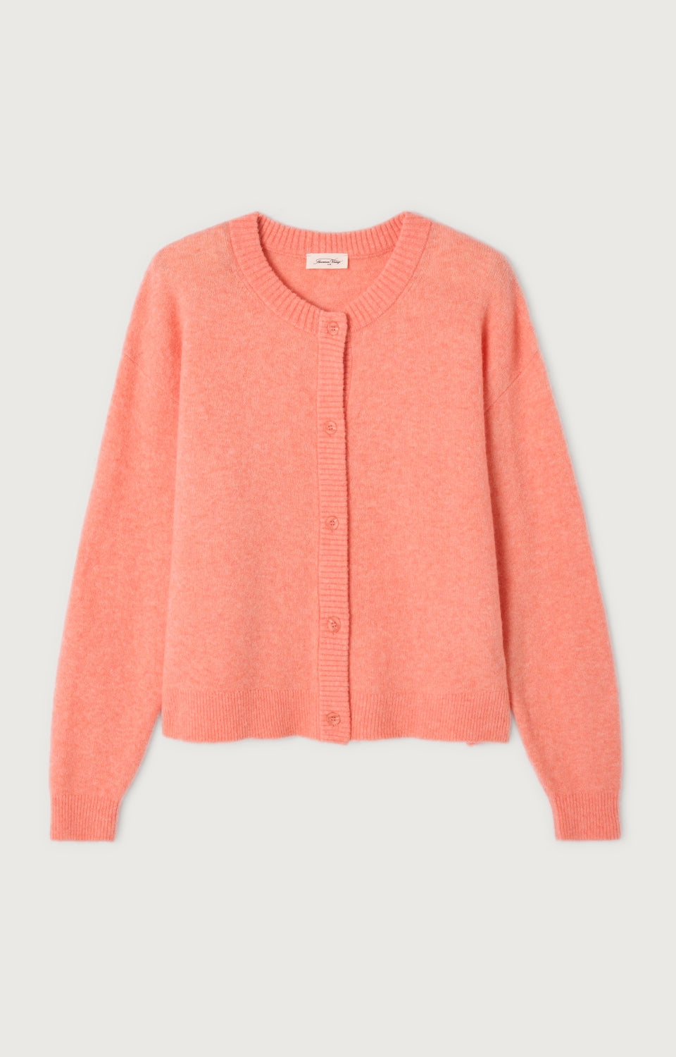 American Vintage Cardigan in Guava Melange