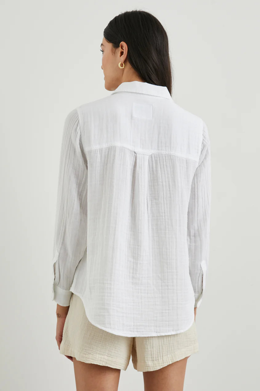 Rails Ellis Button Down Shirt White