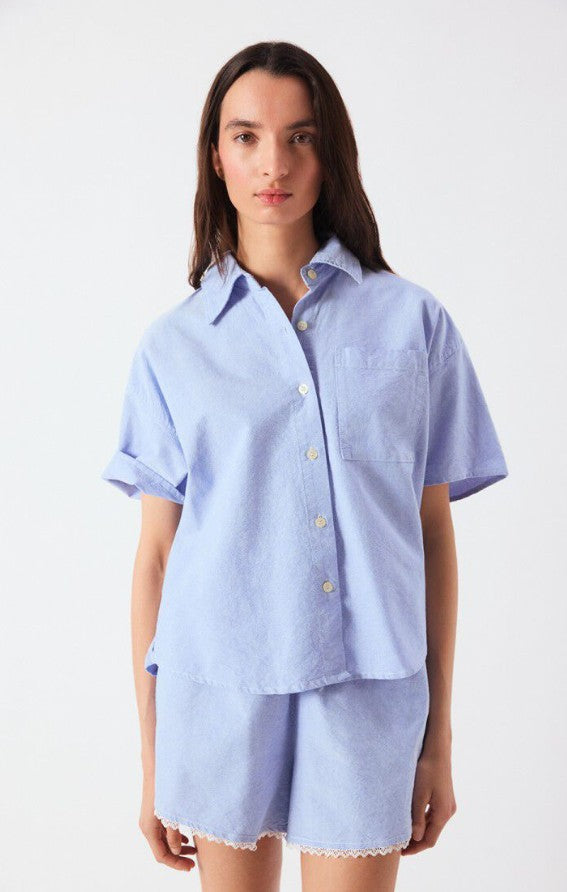 American Vintage Shirt in Azurin