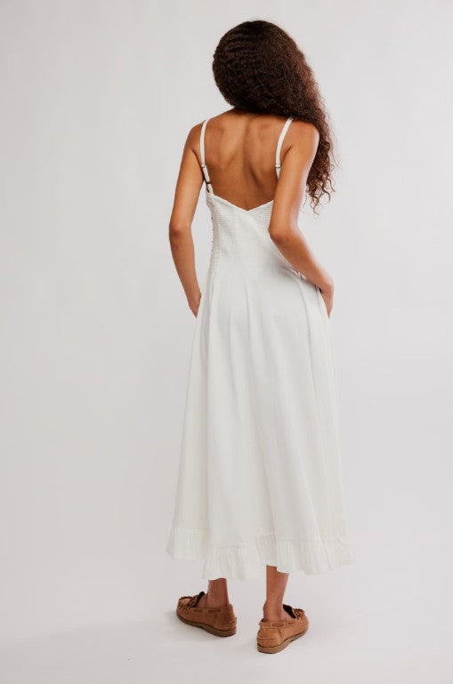 Free People Another Season Midi in Coconut Milk