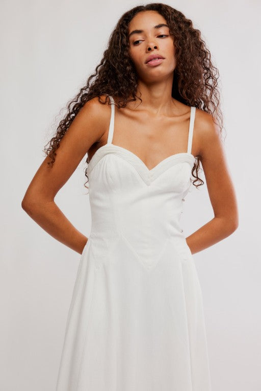 Free People Another Season Midi in Coconut Milk
