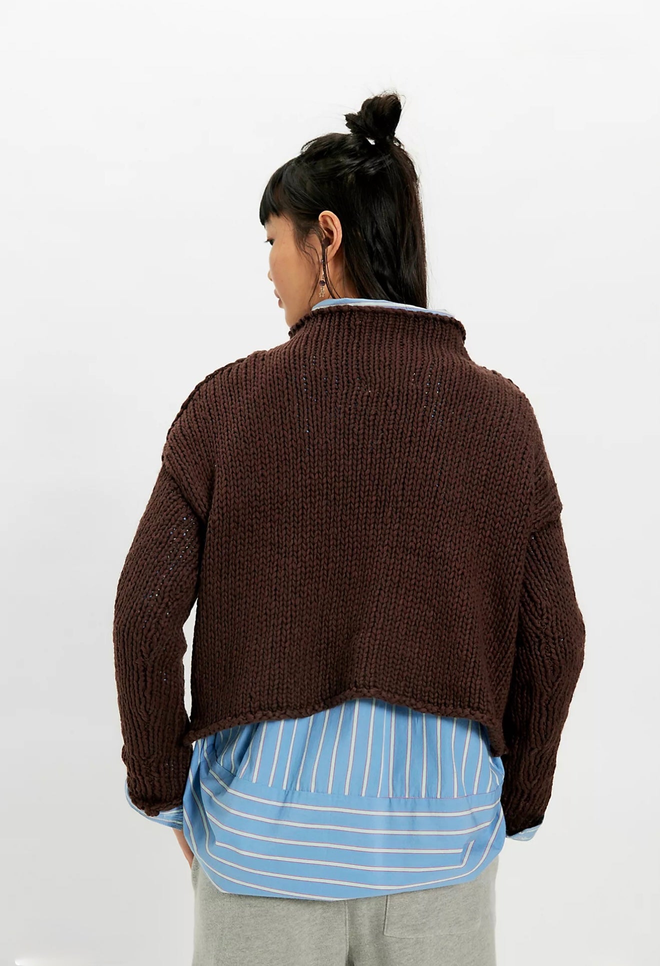Free People Opal Sweater - Chicory Coffee