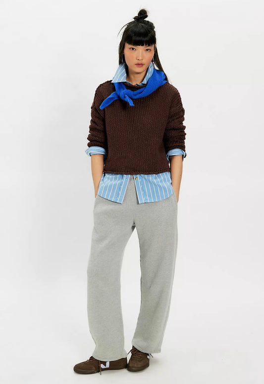 Free People Opal Sweater - Chicory Coffee