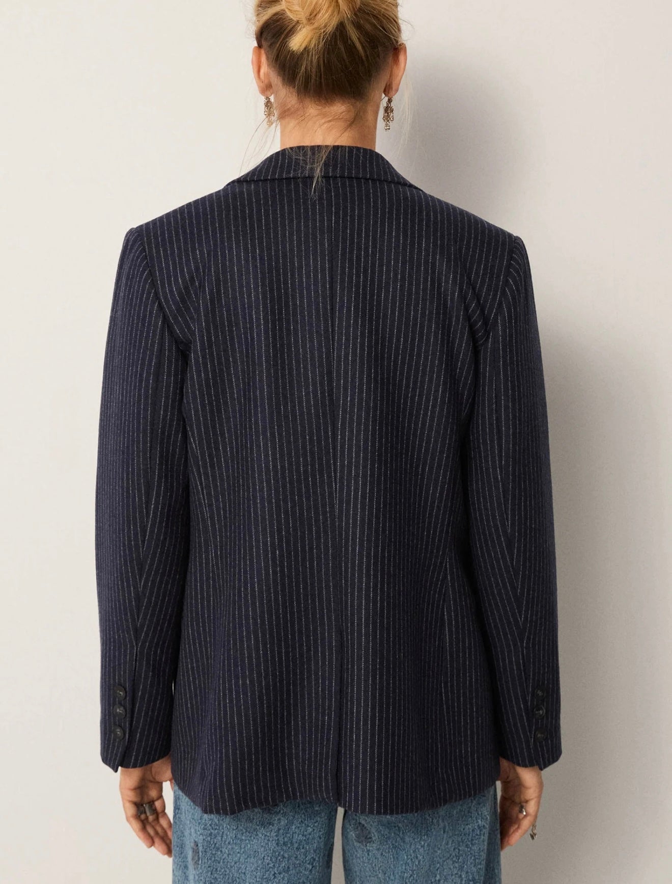 MAISON HOTEL Jackie Blazer in Navy Note