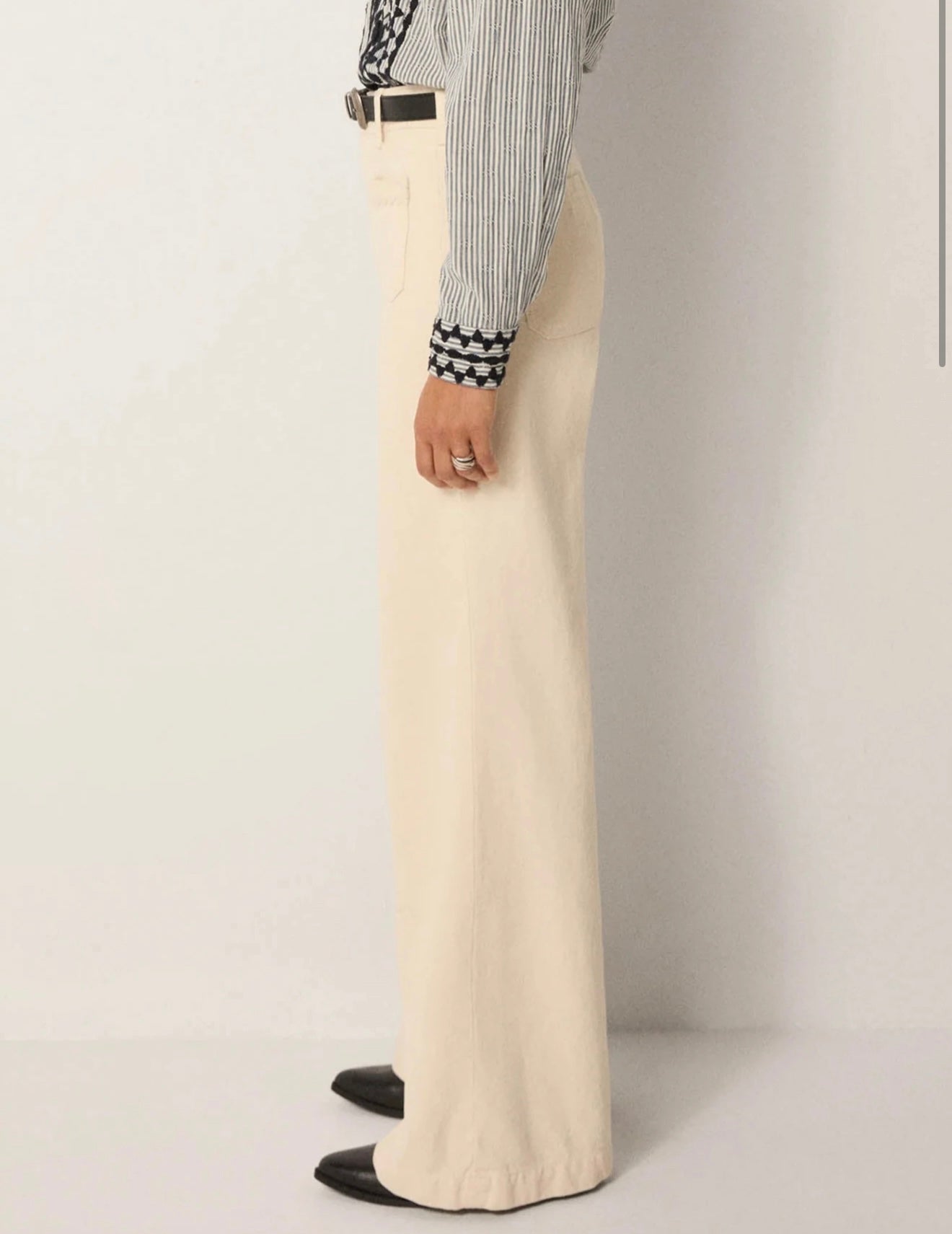 MAISON HOTEL Hamlet Pant in Maxton Ecru