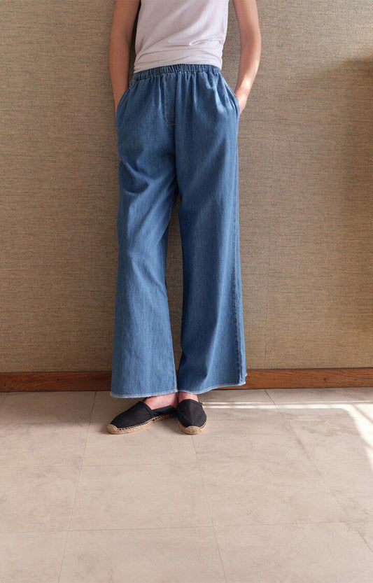 American Vintage Pants in Medium Blue