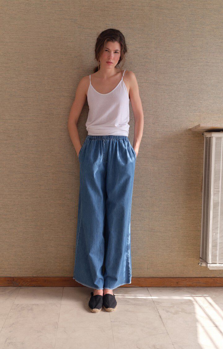 American Vintage Pants in Medium Blue