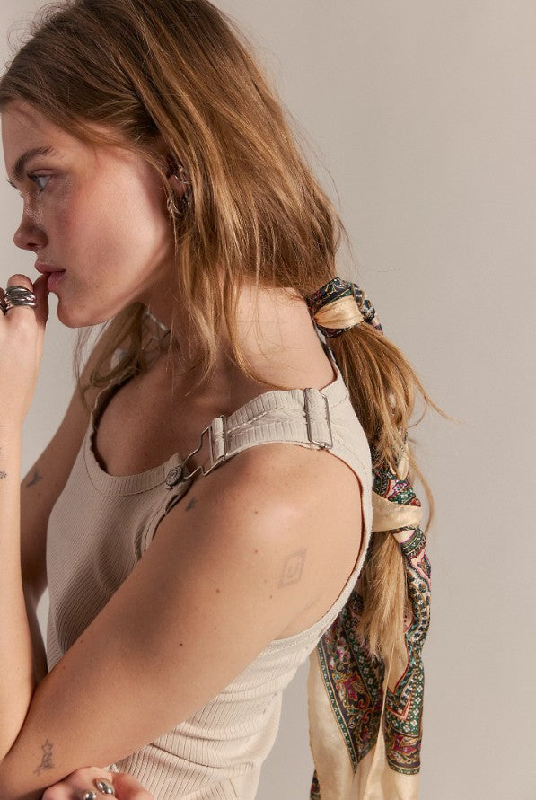 Free People Jamie Buckle Tank in Tea