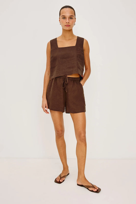 Rails Jenner Short in Espresso