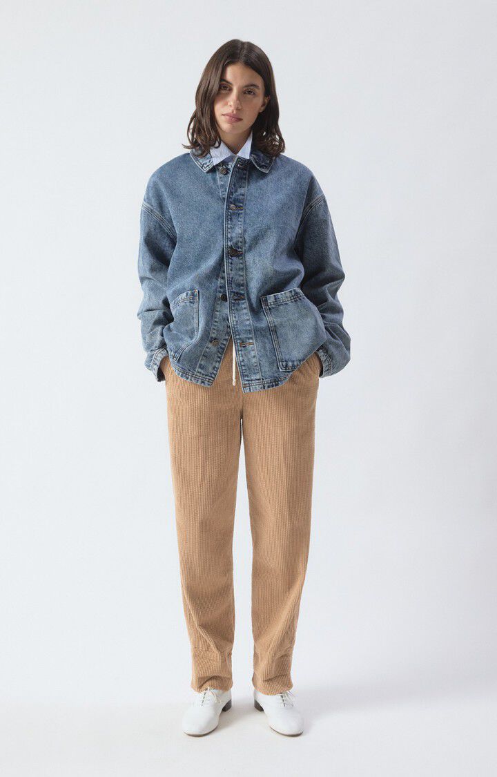 American Vintage Denim Jacket in Stone